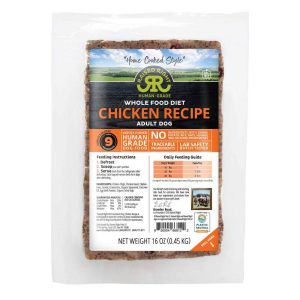 Raised Right "Home Cooked Style" Adult Frozen Dog Food, Original Chicken Recipe, 1 Pound - Not Avai