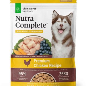 Ultimate Pet Nutrition Nutra Complete Premium Adult Freeze Dried Raw Dog Food, Chicken