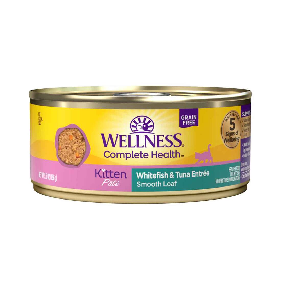 Wellness Complete Health Kitten Canned Wet Cat Food, Pate - Image 2