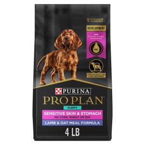 Purina Pro Plan With Probiotics, Sensitive Stomach Dry Puppy Food, Sensitive Skin & Stomach Lamb & O