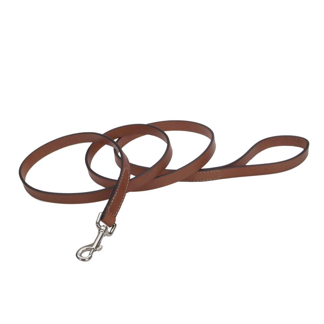 Circle T® Oak Tanned Leather Dog Leash, Tan