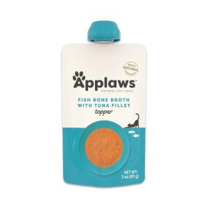 Applaws Natural Wet Cat Food Pouch, Tuna Bone Broth, 3 Ounces