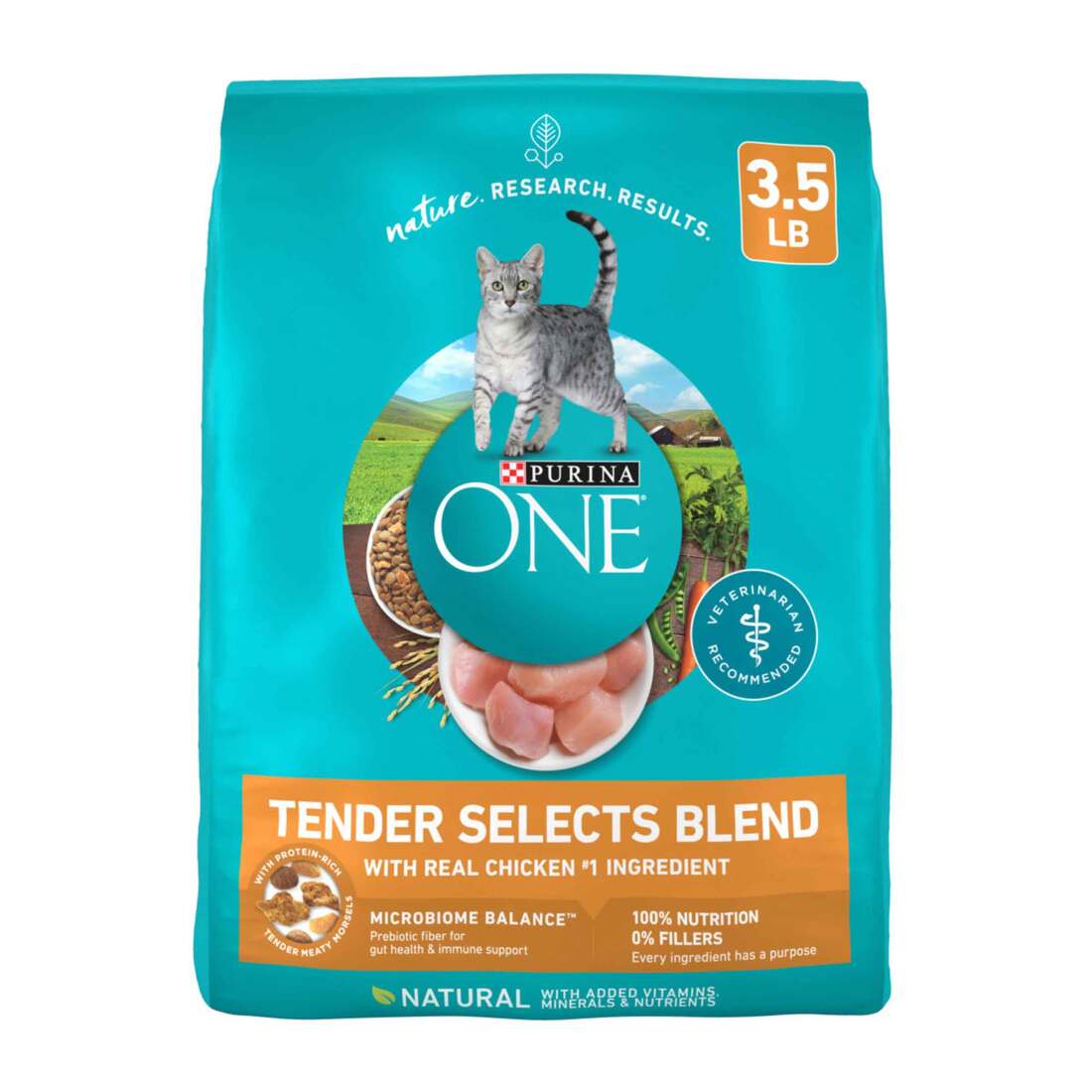 Purina ONE Natural Dry Cat Food, Tender Selects Blend With Real Chicken - Image 4