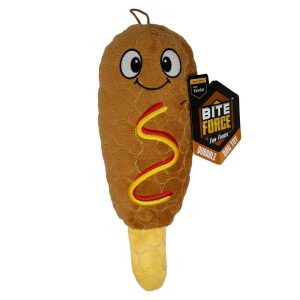 Bite Force Built With Kevlar Corn Dog Dog Toy