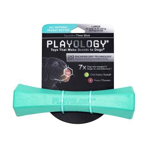 Playology Squeaky Chew Stick, Peanut Butter