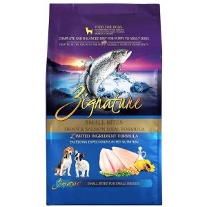 Zignature Trout and Salmon Small Bites Dry Dog Food