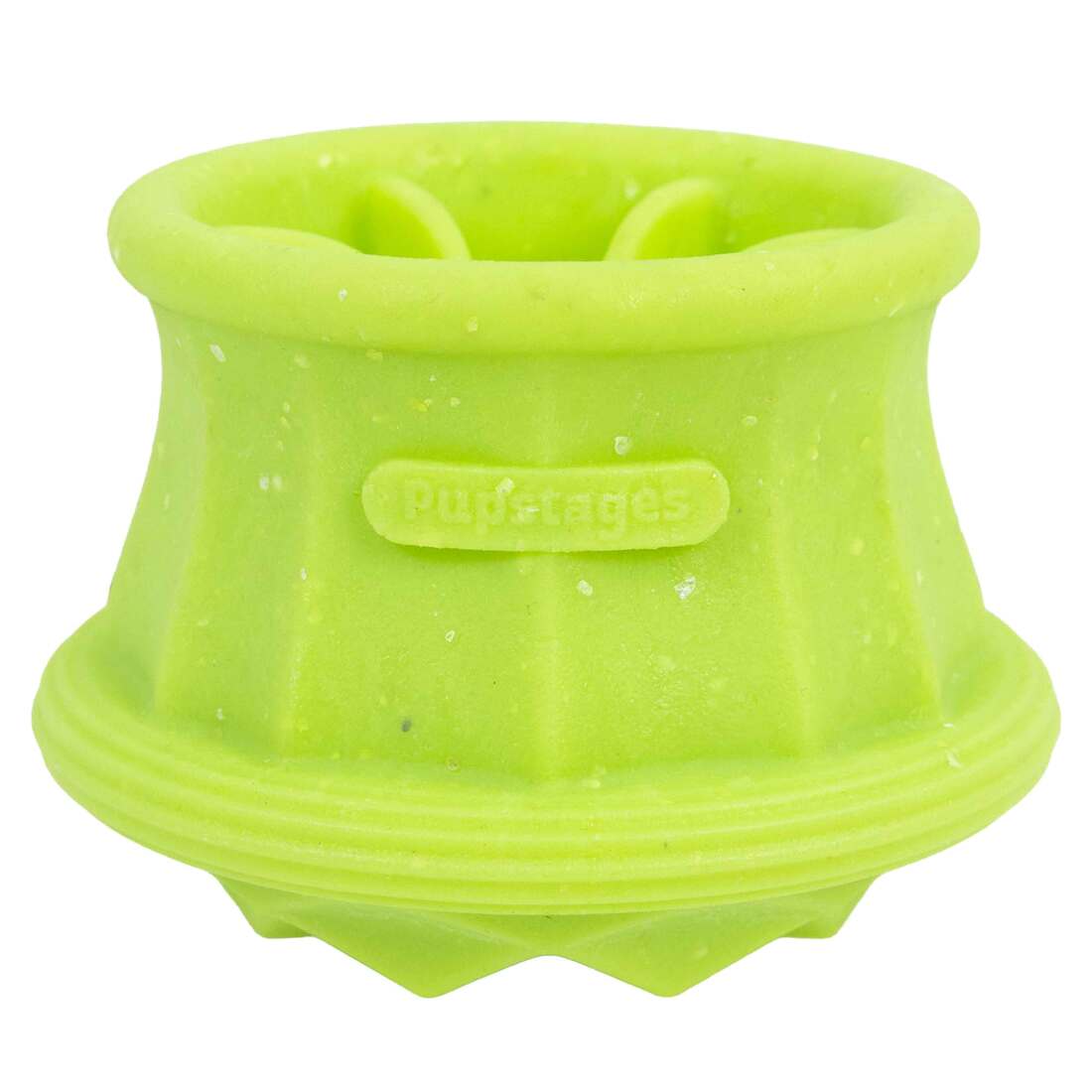 Pupstages Flex-force Treat Cup Dog Toy, Green, Medium