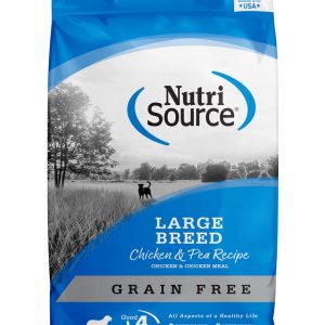 NutriSource Grain Free Large Breed Dry Dog Food, Chicken, 26 Pounds