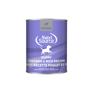 Nutrisource Choice Puppy Wet Dog Food, Chicken and Rice, 12.3 Ounces