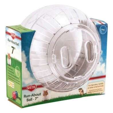 Kaytee Run-About Hamster/Gerbil Ball, Clear