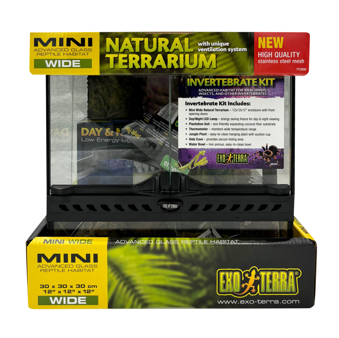 Exo Terra Invertebrate Kit, 12 x 12 x 12
