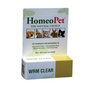 HomeoPet WRM Clear, 15 mL