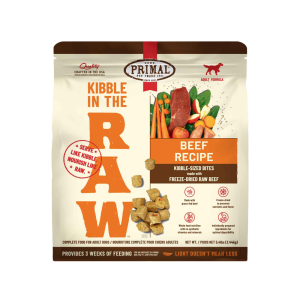 Primal Kibble In The Raw Freeze Dried Dog Food