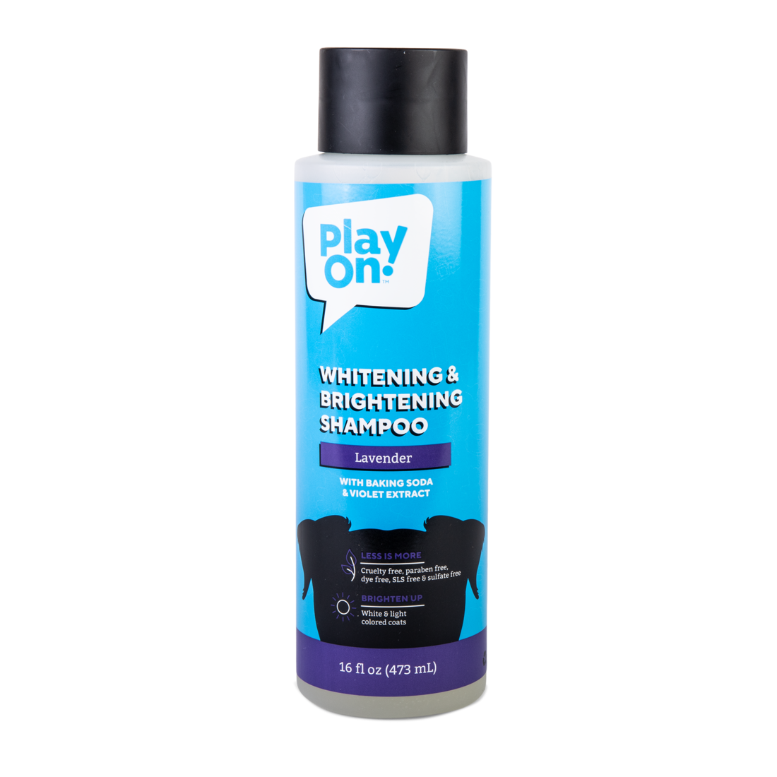 Play On Whitening Dog Shampoo, Lavendar, 16 Ounces